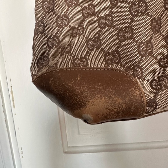 Vintage Gucci, Sherry line handbag/canvas tote. - Picture 5 of 16